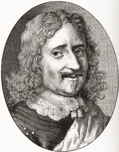 Nicolas V de Neufville de Villeroy, primer duque de Villeroy, 1598-1685. Noble francés y mariscal de Francia. De Les Heures Libres publicado en 1908 de French School
