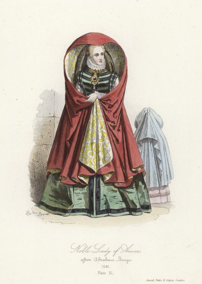 Dama noble de Amberes de French School