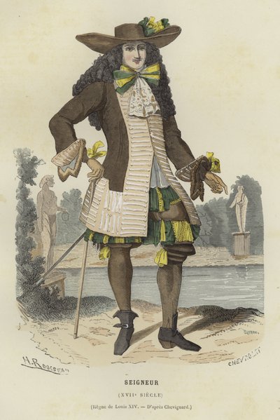 Noble, siglo XVII de French School