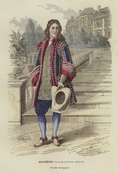 Noble, finales del siglo XVII de French School