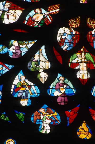 Rosetón norte, detalle de French School