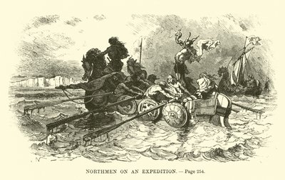 Normandos en una expedición de French School