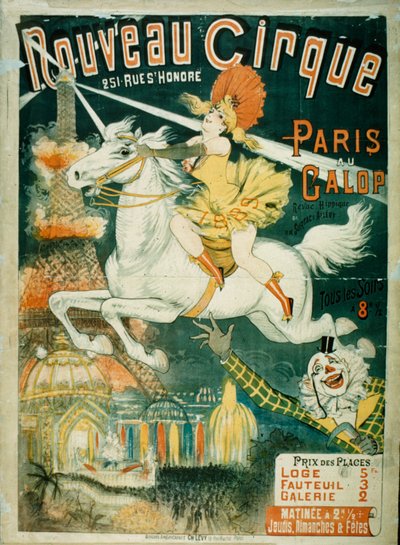 Nouveau Cirque, 1889 de French School