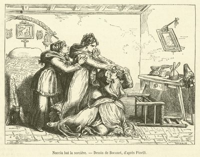 Nuccia golpea a la bruja de French School