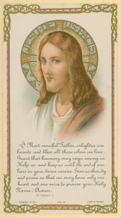 Oh Padre misericordioso, ilumina nuestros corazones y bendice a todos aquellos a quienes amamos de French School