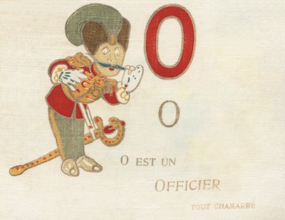 O es un oficial de combate. de French School