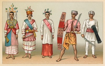 Traje de Oceanía de French School