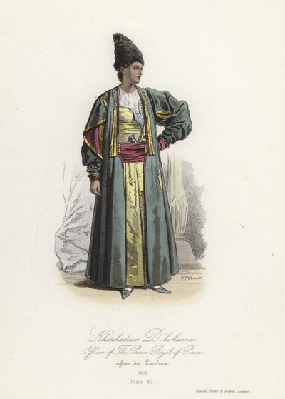 Oficial del Príncipe Real de Persia de French School