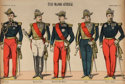 Oficiales del Estado Mayor General francés de French School