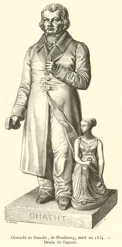 Ohmacht o Omacht, de Estrasburgo, muerto en 1834 de French School
