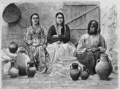 Mercaderes de aceite en Jerusalén, de La Syrie d