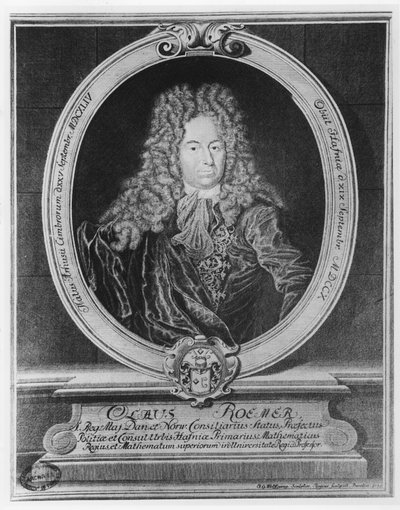 Olaus Romer (grabado) de French School