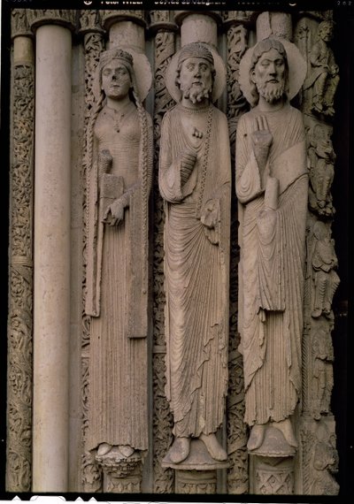 Figuras del Antiguo Testamento, de las jambas norte de la puerta central del Portal Real de la fachada oeste de French School