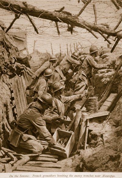 En el Somme, 1914-19 de French School