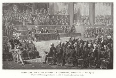 Apertura de los Estados Generales, Versalles, 5 de mayo de 1789 de French School