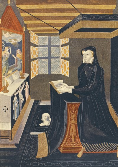 Oratorio con reclinatorio para la Reina Catalina de Médici de French School