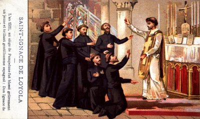 Origen de la Sociedad de Jesús aprobada por el Papa Pablo III el 27 de diciembre de French School