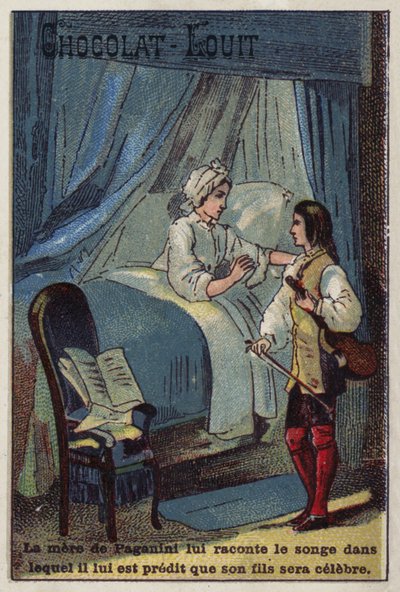 La madre de Paganini relata su sueño en el que se predijo que se haría famoso de French School