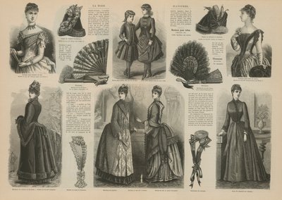 Página de La Mode Illustrée de French School