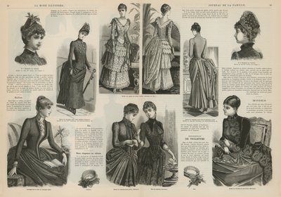 Página de La Mode Illustrée de French School