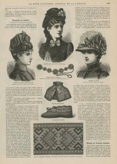Página de La Mode Illustrée de French School