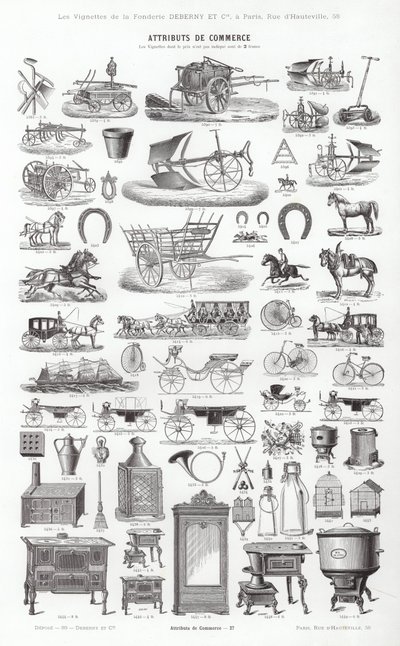 Página de Vignettes Typographiques de French School