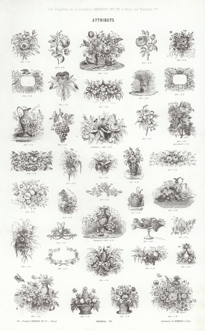 Página de Vignettes Typographiques de French School