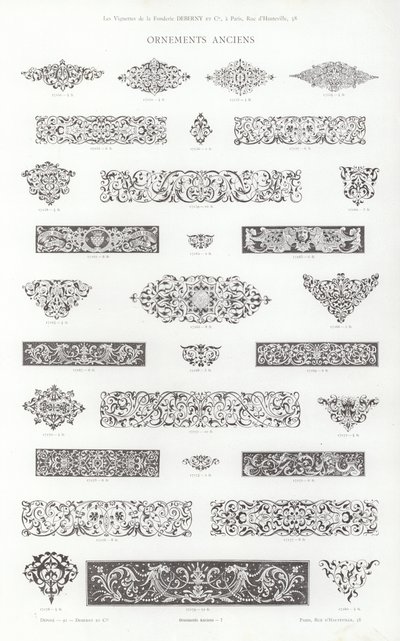 Página de Vignettes Typographiques de French School