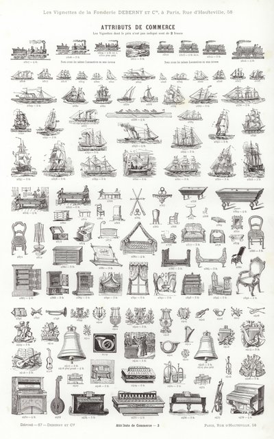 Página de Vignettes Typographiques de French School