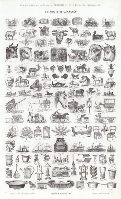 Página de Vignettes Typographiques de French School