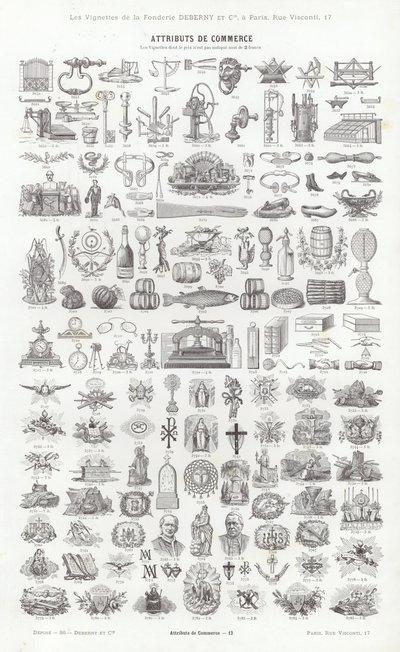 Página de Vignettes Typographiques de French School