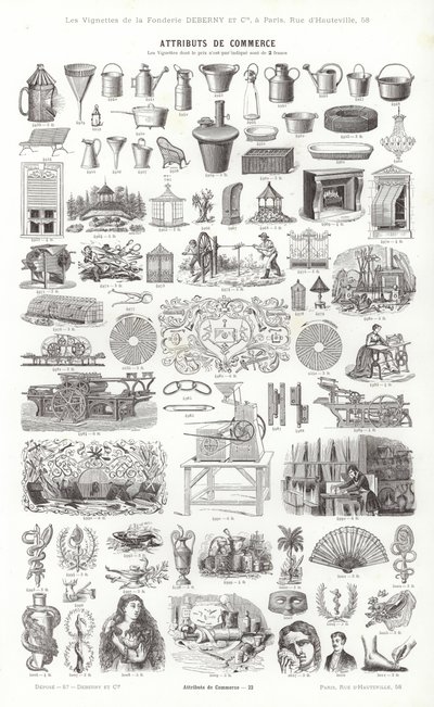 Página de Vignettes Typographiques de French School