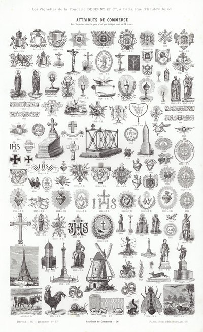 Página de Vignettes Typographiques de French School