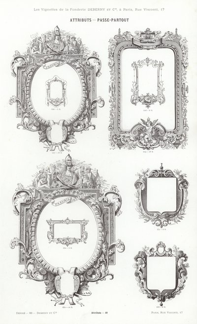 Página de Vignettes Typographiques de French School