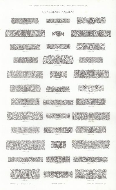 Página de Vignettes Typographiques de French School