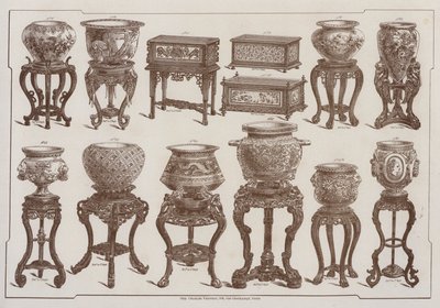 Página del catálogo del Gran Depósito de Porcelanas, Faiences y Cristalería de French School