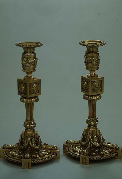 Par de candelabros por Boucheron, 1783 de French School
