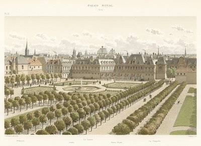 Palais Royal, 1645 de French School