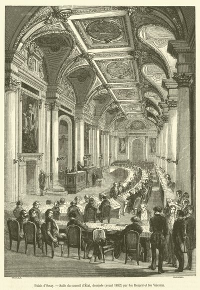 Palacio de Orsay, Sala del consejo de Estado de French School