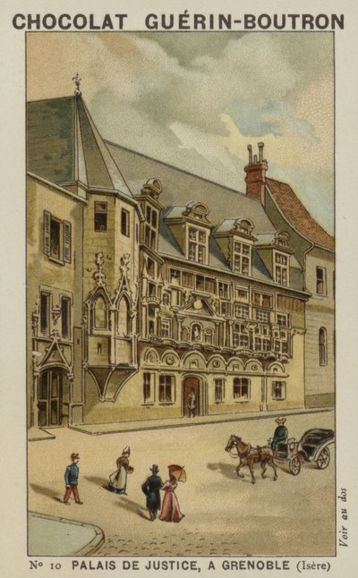 Palacio de Justicia, en Grenoble, Isère de French School