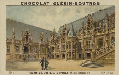 Palacio de Justicia, en Rouen, Sena Inferior de French School