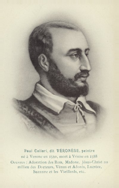 Paolo Veronese, pintor italiano (litografía) de French School