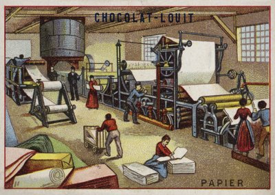 Fabricación de papel de French School