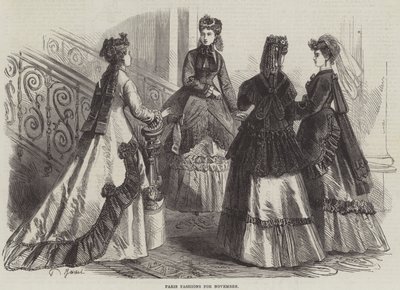 Moda de París para Noviembre de French School