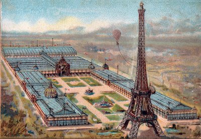 París. Exposición Universal de 1889: Torre Eiffel de French School