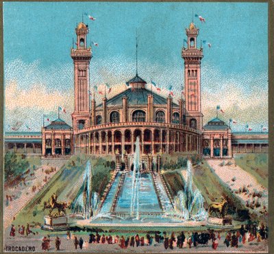 París. Exposición Universal de 1889: Trocadero de French School