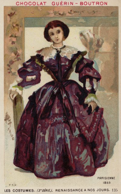 Moda parisina, 1853 de French School