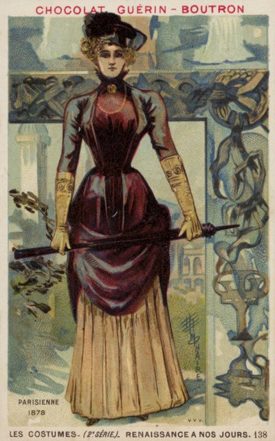 Moda parisina, 1878 de French School