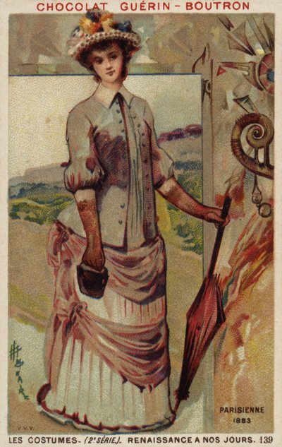 Moda parisina, 1883 de French School
