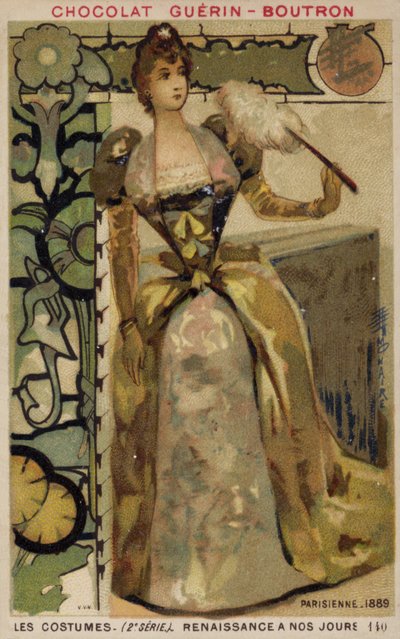 Moda parisina, 1889 de French School